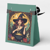 Whimsically Enchanting Witch With Spiders Geschenkschachtel (Rückseite)