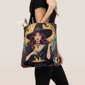 Whimsically Enchanting Witch With Spiders Tasche (Von Nahem)