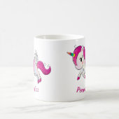 Whimsicle Flying Unicorn Pegasus Rainbow Horn Kaffeetasse (Mittel)