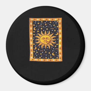 Whimsigoth 90er Sonne und Mond Magnet