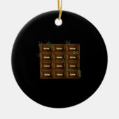 Whimsigoth Apothecary Drawers Keramik Ornament (Vorne)