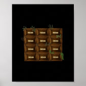 Whimsigoth Apothecary Drawers Poster (Vorne)