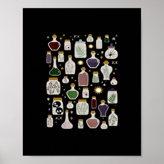 Whimsigoth Apotheke für Lichter Poster (Vorne)