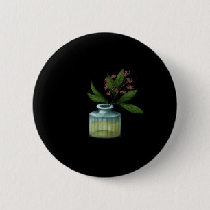 Whimsigoth-Apotheker-Vase Klassiker Button