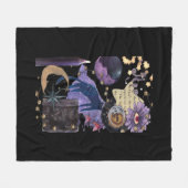 Whimsigoth Ästhetik 90er Fleecedecke (Vorderseite (Horizontal))