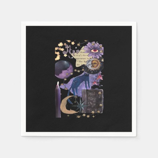 Whimsigoth Ästhetik 90er Serviette (Vorderseite)