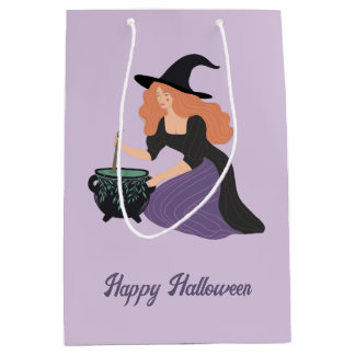 Whimsigoth Brauende Hexe Halloween Mittlere Geschenktüte