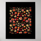 Whimsigoth Chintz Vintages Ölgemälde Poster (Vorne)