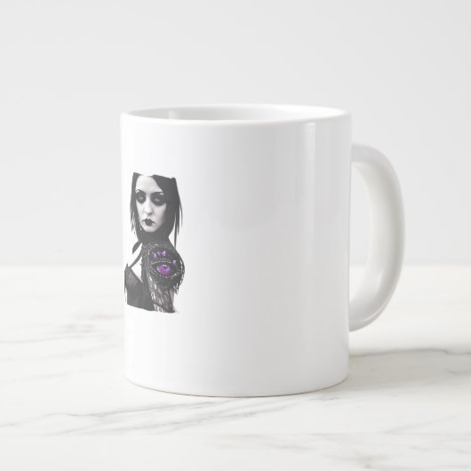 Whimsigoth Classic Design zu Halloween Jumbo-Tasse (Vorderseite Rechts)
