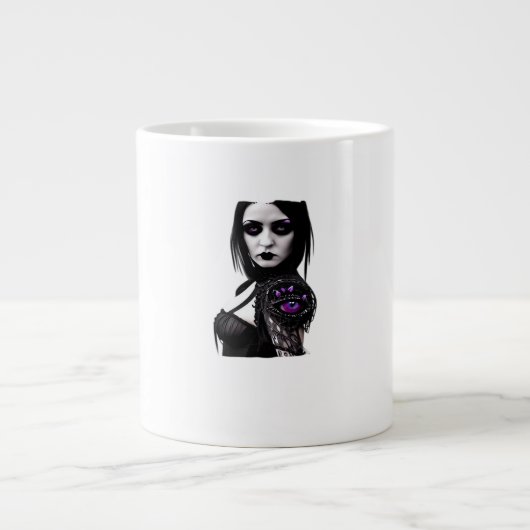 Whimsigoth Classic Design zu Halloween Jumbo-Tasse (Vorderseite)