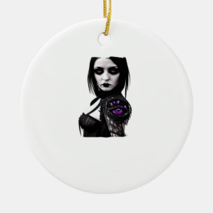 Whimsigoth Classic Design zu Halloween Keramik Ornament