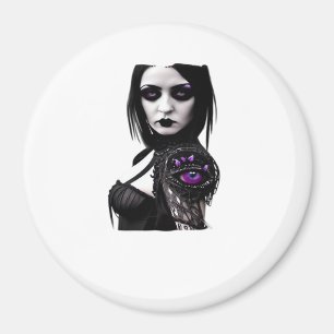 Whimsigoth Classic Design zu Halloween Magnet