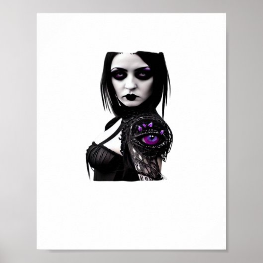 Whimsigoth Classic Design zu Halloween Poster (Vorne)