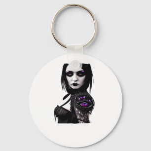 Whimsigoth Classic Design zu Halloween Schlüsselanhänger