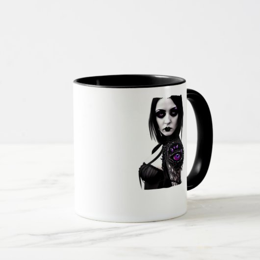 Whimsigoth Classic Design zu Halloween Tasse (VorderseiteRechts)