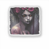 Whimsigoth Classic Funny Aufkleber (Vorderseite)