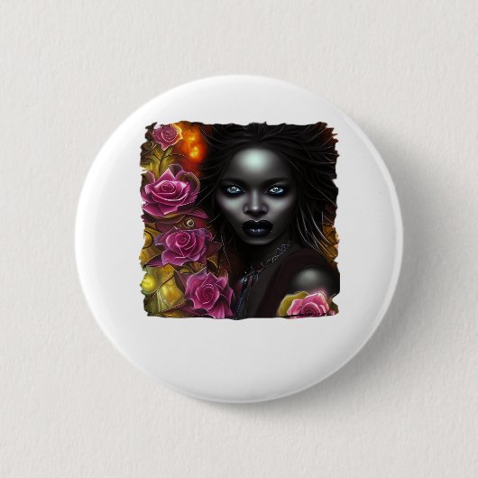 Whimsigoth Classic Halloween Button (Vorderseite)