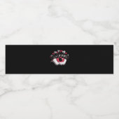 Whimsigoth Classic - Vintages Design Wasserflaschenetikett (Einzelnes Label)