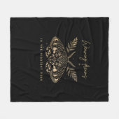 Whimsigoth Cotattcore Goblincore Mystical Motion G Fleecedecke (Vorderseite (Horizontal))