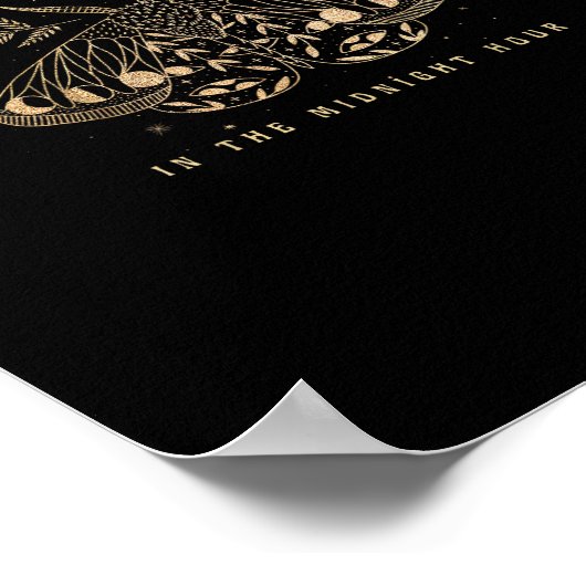 Whimsigoth Cotattcore Goblincore Mystical Motion G Poster (Ecke)