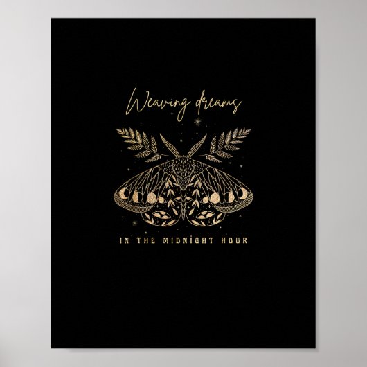 Whimsigoth Cotattcore Goblincore Mystical Motion G Poster (Vorne)