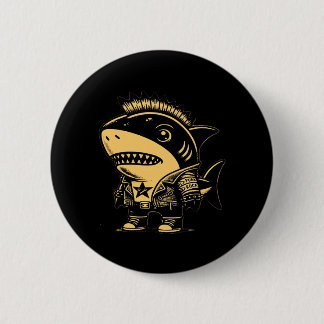 Whimsigoth-Cyborg-Hai Vintage Art Design Button