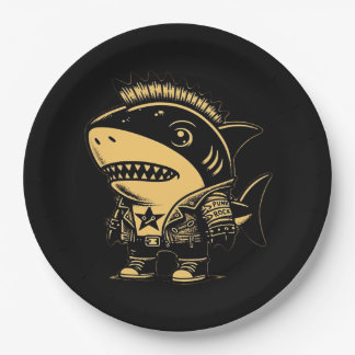 Whimsigoth-Cyborg-Hai-Vintage-Art-Design Pappteller
