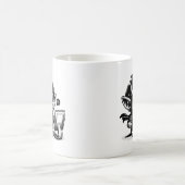 Whimsigoth Cyborg Internet Troll Vintages Design Kaffeetasse (Mittel)