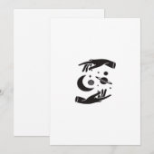 Whimsigoth Design Feiertagskarte (Vorne/Hinten)