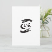 Whimsigoth Design Feiertagskarte (Stehend Vorderseite)