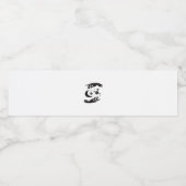 Whimsigoth Design Wasserflaschenetikett (Einzelnes Label)