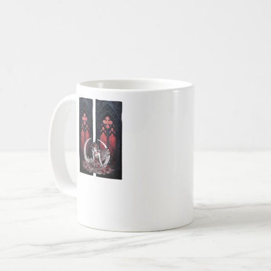 Whimsigoth Fairy Gothic Style Classic Kaffeetasse (Vorderseite Links)
