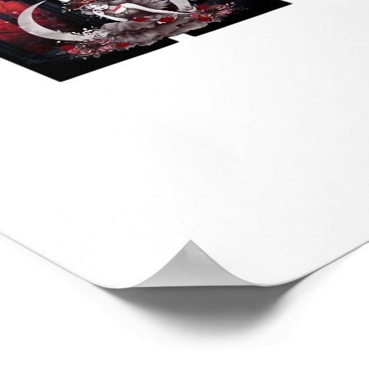 Whimsigoth Fairy Gothic Style Classic Poster (Ecke)