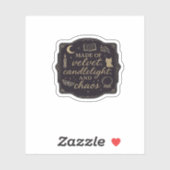 Whimsigoth Fantasy Mystical Forests, Moons & Magic Aufkleber (Blatt)