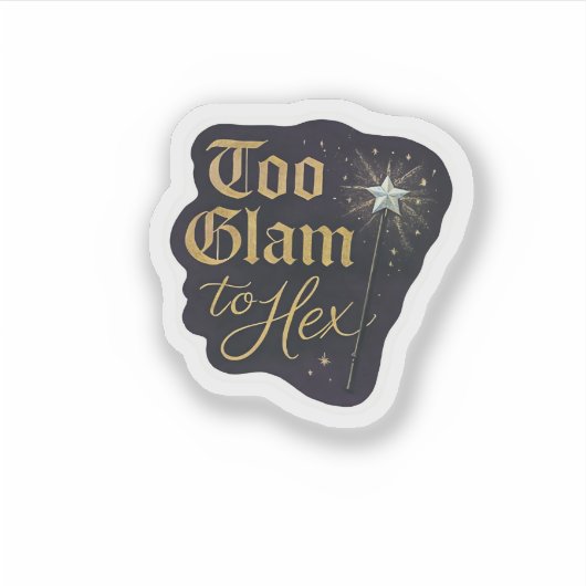 Whimsigoth Fantasy Mystical Forests, Moons & Magic Aufkleber (Vorderseite)