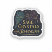 Whimsigoth Fantasy Mystical Forests, Moons & Magic Aufkleber (Vorderseite)