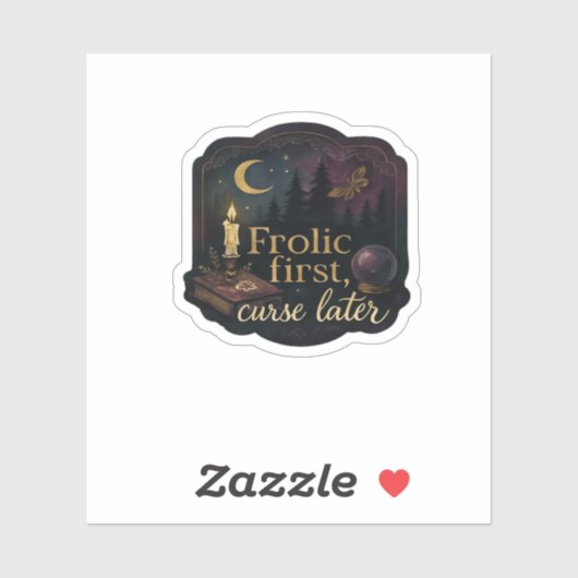 Whimsigoth Fantasy Mystical Forests, Moons & Magic Aufkleber (Blatt)