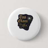 Whimsigoth Fantasy Mystical Forests, Moons & Magic Button (Vorderseite)