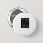 Whimsigoth Fantasy Mystical Forests, Moons & Magic Button (Vorne & Hinten)