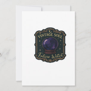 Whimsigoth Fantasy Mystical Forests, Moons & Magic Feiertagskarte