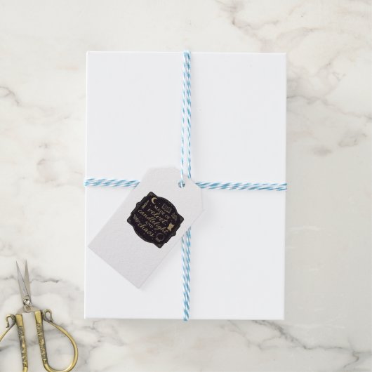 Whimsigoth Fantasy Mystical Forests, Moons & Magic Geschenkanhänger (Mit Garn)