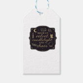 Whimsigoth Fantasy Mystical Forests, Moons & Magic Geschenkanhänger (Vorderseite)