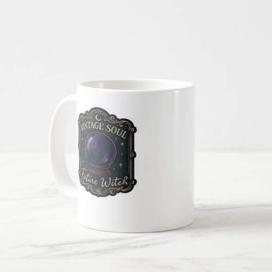 Whimsigoth Fantasy Mystical Forests, Moons & Magic Kaffeetasse (Vorderseite Links)