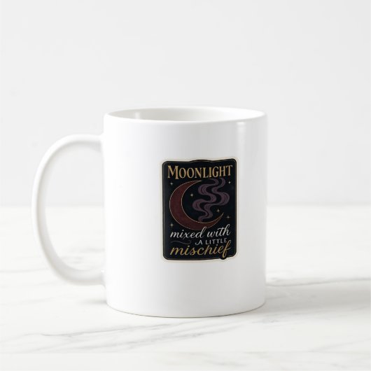 Whimsigoth Fantasy Mystical Forests, Moons & Magic Kaffeetasse (Links)