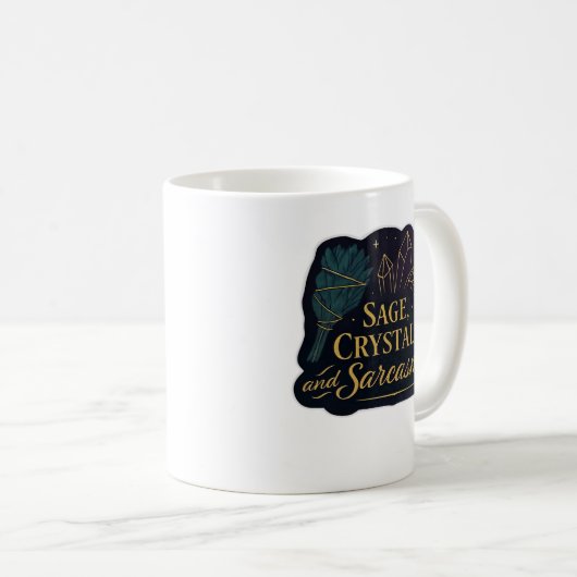 Whimsigoth Fantasy Mystical Forests, Moons & Magic Kaffeetasse (VorderseiteRechts)