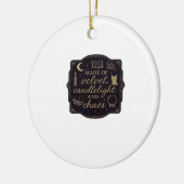 Whimsigoth Fantasy Mystical Forests, Moons & Magic Keramik Ornament (Links)