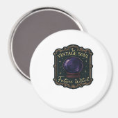 Whimsigoth Fantasy Mystical Forests, Moons & Magic Magnet (Vorderseite/Rückseite)