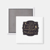 Whimsigoth Fantasy Mystical Forests, Moons & Magic Magnet (Vorderseite/Rückseite)