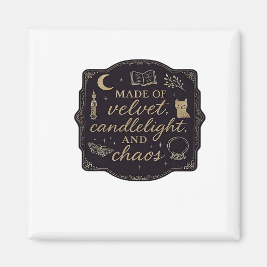 Whimsigoth Fantasy Mystical Forests, Moons & Magic Magnet (Vorne)