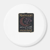 Whimsigoth Fantasy Mystical Forests, Moons & Magic Magnet (Vorne)